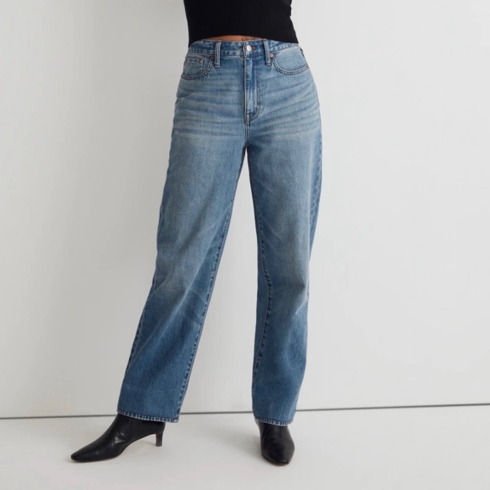 Madewell NWT Curvy Baggy Straight Jeans